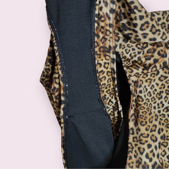 Windsor Leopard Print One Shoulder Purrfect Poolside Look Swimsuit - Picture 8 of 9